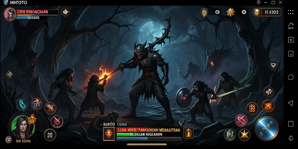 Gameplay menegangkan IKNTOTO dengan atmosfer Horror yang mencekam.