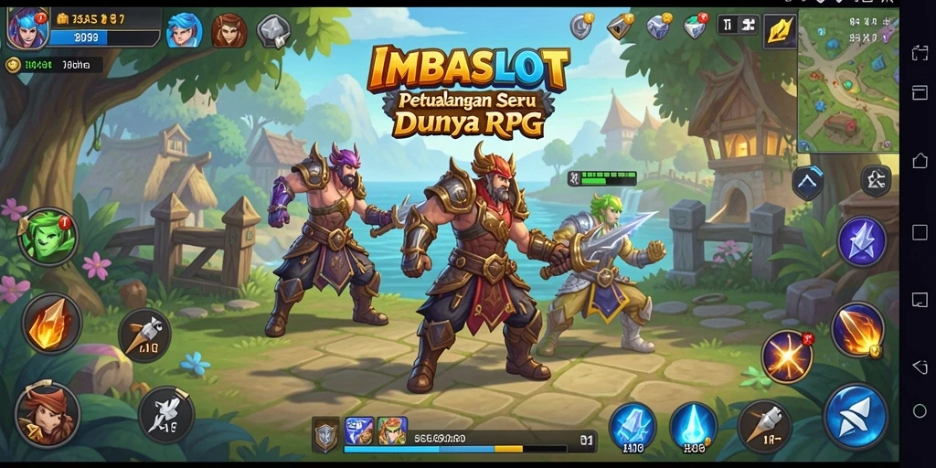 Tampilan gameplay RPG yang mendebarkan di IMBASLOT.