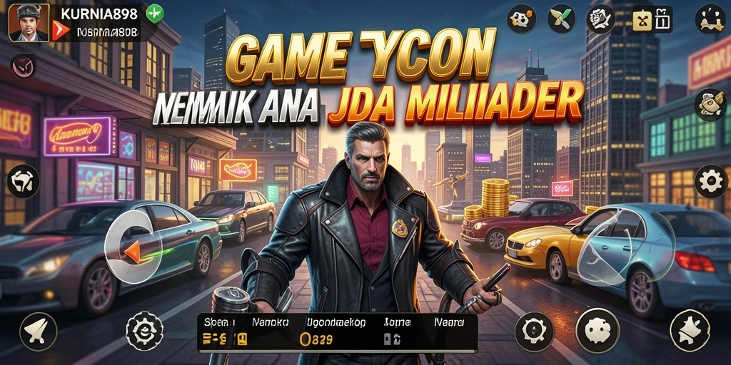 Screenshot utama KURNIA898 menampilkan gameplay Tycoon yang seru.