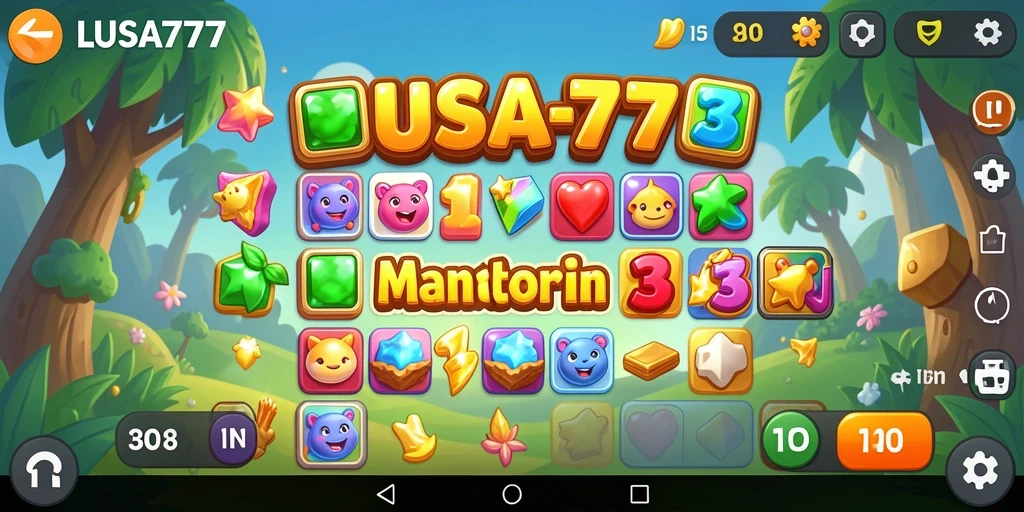 Tampilkan gameplay seru dari LUSA777 dengan tantangan Match-3.