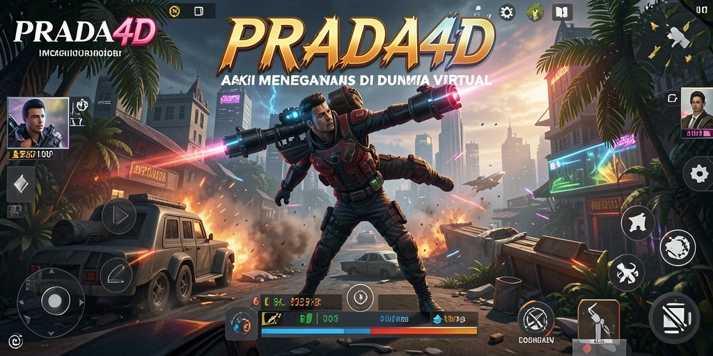 Tampilan screenshot dari gameplay PRADA4D yang mendebarkan.