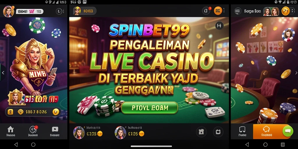 Screenshot gameplay SPINBET99 yang menarik dalam Live Casino.