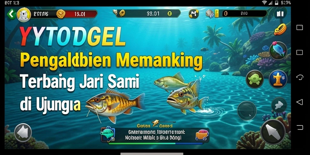 Tampilan gameplay YOTOGEL yang mempesona saat memancing.